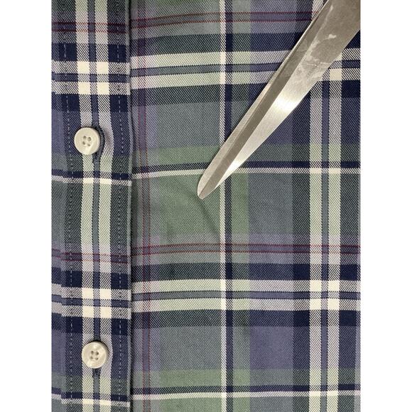 UNTUCKit Men’s Size XXL Tempranillo Wrinkle Free Shirt Green Plaid Button Down - Picture 3 of 6